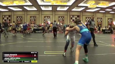 135 lbs Finals (8 Team) - Hans Francis, Shore Thing vs ADAM SEPULVEDA, Elite Wrestling