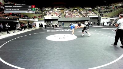 287 lbs Round Of 16 - Esteban Hernandez, Dos Palos vs Devin Alarcon, Clovis North