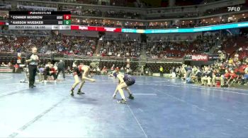 1A-106 lbs Cons. Round 5 - Karson Wuebker, South Central Calhoun vs Conner Morrow, Akron-Westfield