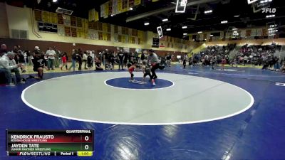 50/55 Quarterfinal - Jayden Tate, Junior Panther Wrestling vs Kendrick Frausto, Rough House Wrestling