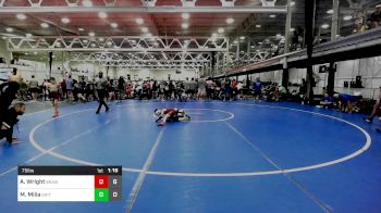 75 lbs Rr Rnd 7 - Aiden Wright, Brawler Elite vs Max Milia, Grit Mat Club