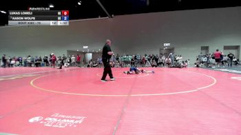 78 lbs Cons. Semis - Lukas Lomeli, OK vs Kason Wolfe, OK