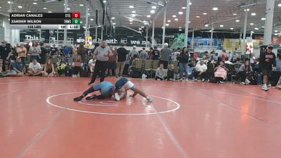 128 lbs Rr Rnd 3 - Adrian Canales, Steller Trained Maul - HSC vs Zander Wilson, TNWC Griffin - HSC
