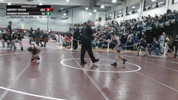 120 lbs Consolation - Destiny Quiles, Keefe Tech vs Hannah Dyckman, Bristol County/Dighton Rehoboth