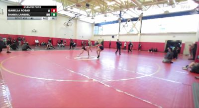 140 lbs Cons. Round 1 - Isabella Rosas, Valley View vs Danika Larsuel, Marina