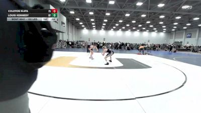 132 lbs Consi Of 32 #1 - Coleton Klipa, PA vs Louis Kennedy, NY