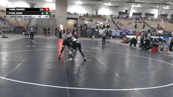 AA 190 lbs Semifinal - Syre Jones, Bartlett High School vs Yamil Rashid, Stewarts Creek High School