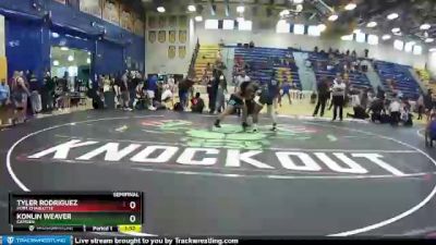 160 lbs Semifinal - Konlin Weaver, Camden vs Tyler Rodriguez, Port Charlotte