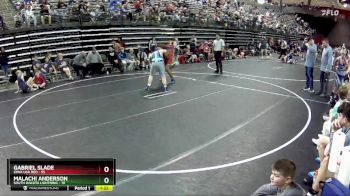 160 lbs Round 2 (6 Team) - Gabriel Slade, Iowa USA Red vs Malachi Anderson, South Dakota Lightning
