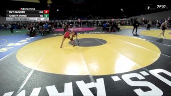 6A/5A Girls 105 Cons. Round 2 - Joselyn Jaimes, Ridgeview Girls vs Amy Carlson, Clackamas Girls