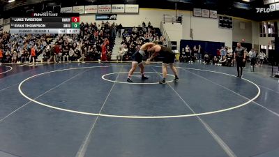 285 lbs Champ. Round 1 - Evan Thompson, Southwest Minnesota State vs Luke Tweeton, UMary