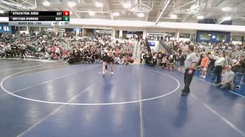 106 lbs 5th Place Match - Brycen Durkin, Murray vs Stockton Judd, Uintah