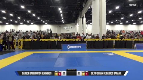 Silvio Duran De Barros Saraiva vs Darson Barrington Hemmings 2025 World IBJJF Jiu-Jitsu No-Gi Championship