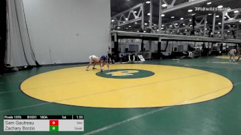 160A lbs 5th Place - Sam Gautreau, Steller Trained vs Zachary Borzio, Quakertown High School