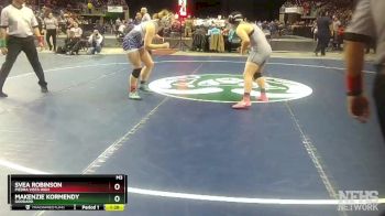 Girls 152 lbs Semifinal - Svea Robinson, Piedra Vista High vs Makenzie Kormendy, Goddard