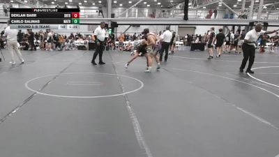 126 lbs Round 5 (6 Team) - Deklan Barr, Team Shutt B Team vs Carlo Salinas, Mat Assassins Red
