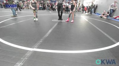 61 lbs Quarterfinal - Beckam Freeman, Shelton Wrestling Academy vs Canyon Jones, Tecumseh Youth Wrestling