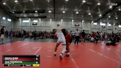 165 lbs Round 2 (4 Team) - Tank Pennington, Ohio Titan vs Joshua Rubio, Capital City WC