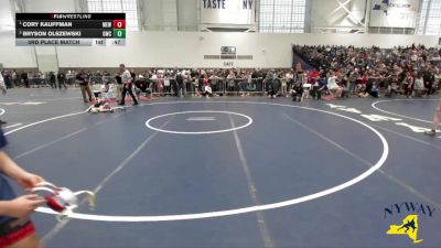 70 lbs 3rd Place Match - Bryson Olszewski, Gowanda Wrestling Club vs Cory Kauffman, Mongoose Elite Wrestling