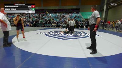 113 lbs Consi Of 32 #1 - AIDEN RODRIGUEZ, Christopher vs Boxer Stone, Eagle