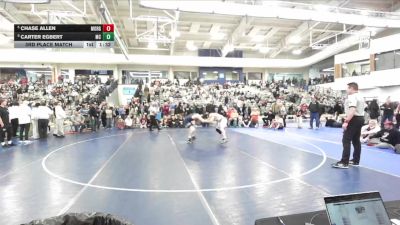 190 lbs 3rd Place Match - Carter Egbert, Mountain Crest vs Chase Allen, Morgan