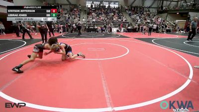 80 lbs Consi Of 8 #2 - Stetson Jefferson, Raw Wrestling Club vs LEBRAE JONES, HURRICANE WRESTLING ACADEMY