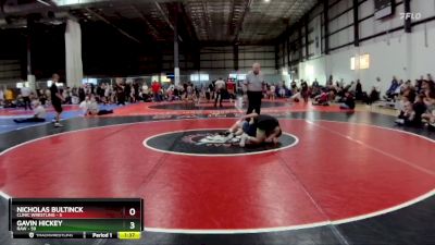 106 lbs Round 2 (6 Team) - Gavin Hickey, RAW vs Nicholas Bultinck, CLINIC WRESTLING