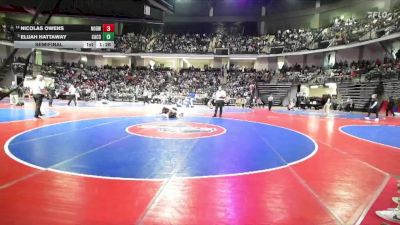 126-6A Semifinal - Elijah Hattaway, Camden County vs Nicolas Owens, North Gwinnett