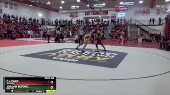 175 lbs Semifinal - Jordan Buford, Midland vs CJ Jones, Clinton