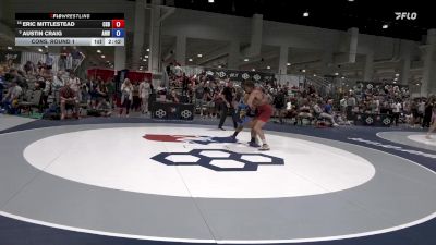 97 lbs Cons. Round 1 - Eric Mittlestead, California State Bakersfield vs Austin Craig, All Navy Wrestling