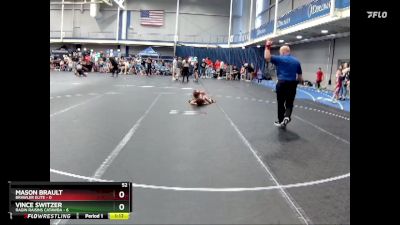 52 lbs Round 1 (4 Team) - Mason Brault, Brawler Elite vs Vince Switzer, Ragin Raisins Catawba