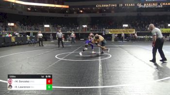 133 lbs Quarterfinal - Michael Gonzalez, Springfield Tech vs Rahsun Lawrence, East Carolina