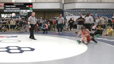86 lbs Champ. Rd Of 16 - Knox Stamp, Wheeling Wrestling Club vs James Windholtz
