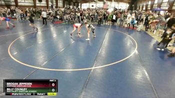 142 lbs 5th Place Match - Brogan Jeppesen, Northside Wrestling Club vs Billy Counley, Iron County Wrestling Academy