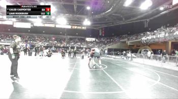 215 lbs Cons. Round 7 - Caleb Carpenter, Buhl vs Liam Rodebush, Caldwell