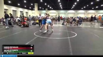 170 lbs Round 5 (8 Team) - Nicholas Sheets, Beebe Trained vs Aaron Reynolds, Citrus WC