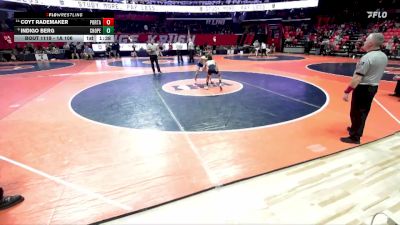 1A 106 lbs Cons. Round 1 - Coyt Rademaker, Petersburg (PORTA) vs Indigo Berg, Chicago (C. Hope Academy)