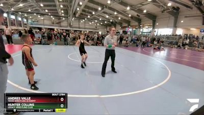 70 lbs Cons. Round 1 - Andres Valle, Texas Wrestling Academy vs Hunter Collins, Legacy Wrestling Club