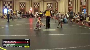 52 lbs Semis & 1st Wrestleback (8 Team) - Matteo Bodrog, Steel Valley Silver vs Kevin Rodriguez, Olympia National Team