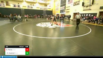 132 lbs Quarterfinal - Ryder Suemori, Ellensburg vs Adriel Flores, Othello