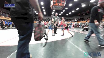 67 lbs Rr Rnd 2 - Aubree Mcguire, Redskins Wrestling Club vs Penelope Rodgers, Newcastle Youth Wrestling