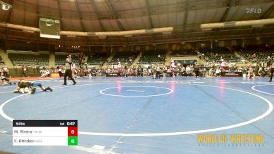 84 lbs Consi Of 16 #2 - Mason Rivera, Topeka Blue Thunder vs Elias Rhodes, Nebraska Boyz