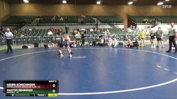 131 lbs Round 3 (4 Team) - Asher Schechinger, Moyer Ultimate Wrestling Club vs Paxton Behrends, Waverly