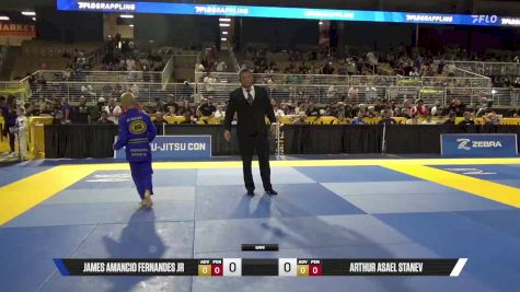 Arthur Asael Stanev vs James Amancio Fernandes Jr 2025 Pan Kids Jiu-Jitsu IBJJF Championship