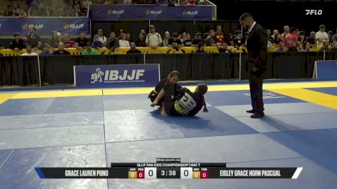 Grace Lauren Puno vs Eisley Grace Horn Pascual 2026 Pan Kids Jiu-Jitsu IBJJF Championship