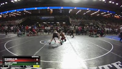 120 2A Semifinal - D`angelo Gil, North Ft Myers vs Elijah Lowe, Lake Gibson