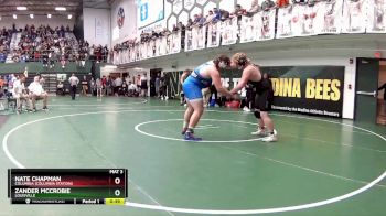 285 lbs Cons. Round 3 - Nate Chapman, Columbia (Columbia Station) vs Zander McCrobie, Louisville