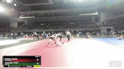 150 lbs Cons. Round 2 - Michael Post, Center vs Isaiah Waiss, El Capitan