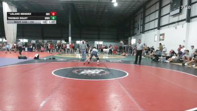 120 lbs Champ. Round 4 - Leland Mendez, Grizzly Wrestling Club vs Thomas Egley, Great Bridge Wrestling Club