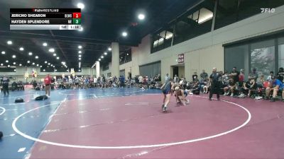 100 lbs Round 4 (6 Team) - Hayden Splendore, Moyer Elite vs Jericho Shearon, Blackman WC